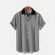 thumbnail image 3 of Camisas de estilo japonés 2024 para hombre, camisas hawaianas con estampado 3D informal y fresco de verano, camisa de manga corta con solapa, ropa de calle para hombre y mujer, 3 of 5
