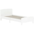 thumbnail image 1 of Qaba Cadre de Lit, Mobilier de Lit pour Filles et Garçons, Blanc, 1 of 10