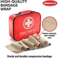 thumbnail image 7 of Premium Elastic Bandage Wrap - 2 Pack + 4 Extra Clips - 4” Wide - [Extra Long] - 110” not Stretched, 7 of 7