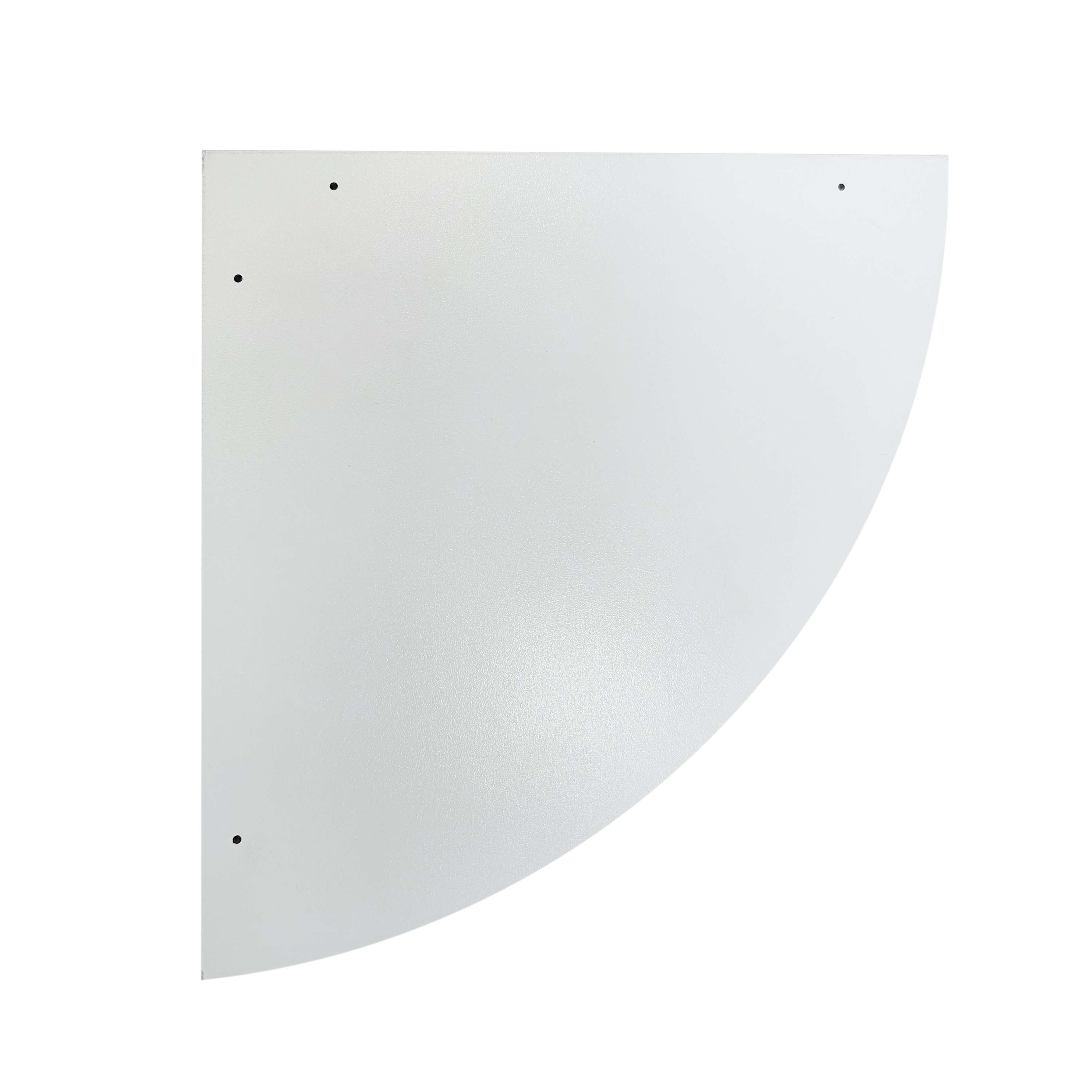 Mainstays 9.5" White Corner Wood Shelves, Set of 2