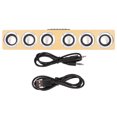 thumbnail image 3 of Speaker, Strong Bass Effect Multifunctional MDF Wireless Soundbar  For Home For Phone Yellow, 3 of 8
