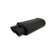 thumbnail image 4 of Vibrant Performance Exhaust Muffler 1149 StreetPower; Single 3 Inch Center Inlet; Dual 3 Inch Outlet; 15 Inch Body/20 Inch Overall Length; Flat Black, 4 of 4