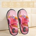thumbnail image 2 of Fotbe Colorful Cartoon Biplane Pantuflas Peludas para Mujer con Estampado, Zapatillas de Peluche, Zapatos de Invierno para Casa, Uso Interior y Exterior-Medium, 2 of 8