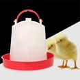 thumbnail image 3 of Bebedero de plástico para pollos, bebedero con mango, herramientas de alimentación de agua para pollo, gallina, codorniz, Bantam, 1kg, 3 of 5