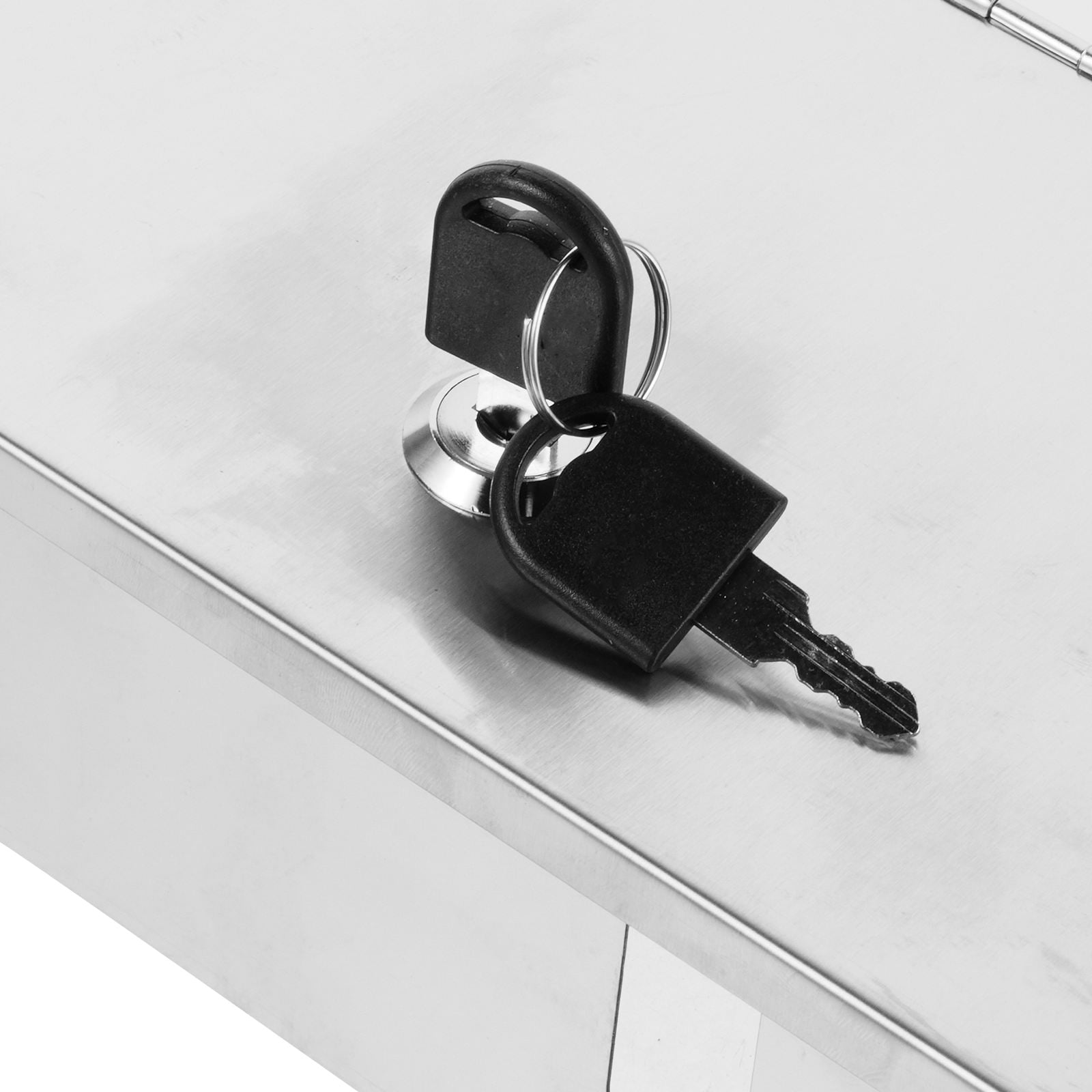 Mobestech Stainless Steel Waterproof Outdoor Electrical Box with Lockable Antitheft Cover and Clear Inspection Window