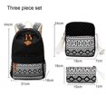 thumbnail image 2 of Mochila Lunares Nariz De Cerdo Lona Mochila Multifuncional De Gran Capacidad De Tres Piezas Azul, 2 of 5
