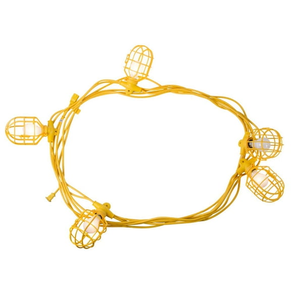 Temporary Work Light Stringer 12/3 50ft 15A