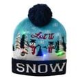 thumbnail image 4 of Gorro de Navidad Gorro de Punto Informal Gorro de suéter para Interior y Exterior Año Nuevo muñeco de nieve del alfabeto Yuyangstore Gorro de invierno, 4 of 7
