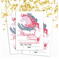 thumbnail image 2 of Darling Souvenir White Birthday Invitation Card Printable Elegant Fill or Write In Blank Party Invites 28 Pcs 5 x 7 Inches, 2 of 5