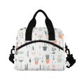 thumbnail image 6 of FORMRS Reusable Lunch Bag for Work School Leakproof Insulated Cooler with Adjustable Shoulder Strap, Green Garden Pattern, 6 of 6