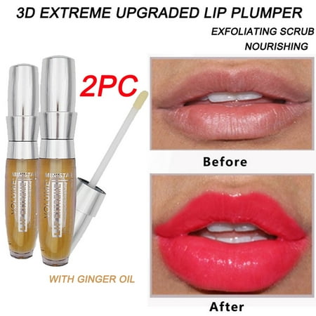 Lip Gloss Made iLH Mallroom MINISTAR Lip Gloss Plumper Make up Tools Beauty Lip Enhancement Liquid Sexy Lips ()