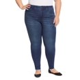 thumbnail image 3 of Terra & Sky Women's Plus Size Core Denim Skinny Jeans, Sizes 16W-28W, 3 of 11