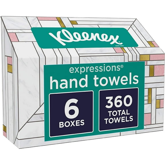Kleenex Hand Towels 60 ct per box, 6 Pack (360 ct total)