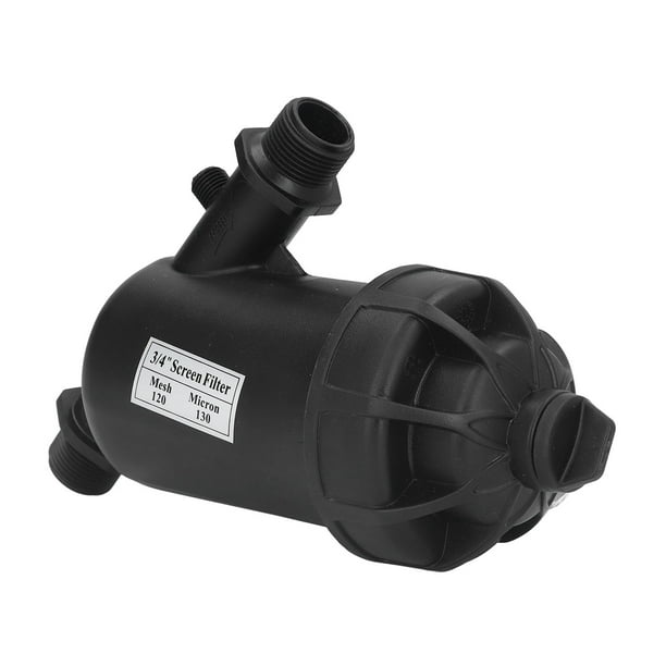 Filtro de riego de malla, filtro de riego de rosca macho G3/4 pulgadas, accesorios de invernadero elegantes y modernos