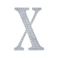 thumbnail image 6 of Efavormart 8" Letter X Silver Self-Adhesive Rhinestone Number Stickers for DIY Crafts, Handicraft Art, Graduation Cap Decorations Birthday Party, Wedding Alpha-Numeric stickers, 6 of 6