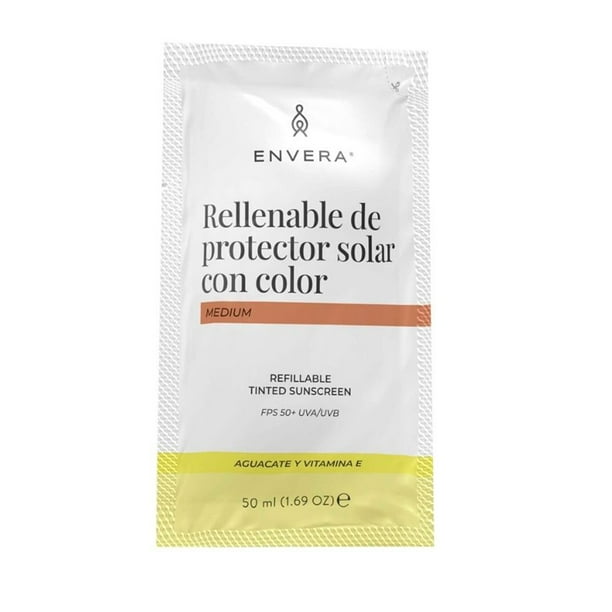 Rellenable de Protector Solar Envera Rellenable MEDIUM SPF 50