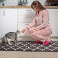 thumbnail image 4 of Kitchen Mat Set 2 Pieces Cushioned Anti-Fatigue Floor Mat, Waterproof Kitchen Mats and Rugs Light Duty PVC Ergonomic Comfort Standing Crystal Velvet Mat for Kitchen, Floor Home, Office, Sink, Laundry, 4 of 5