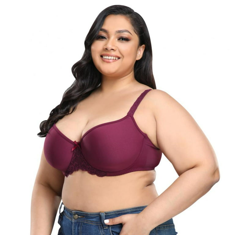 Xmarks Deep Cup Bra Hides Back Fat Full Back Coverage Plus Size
