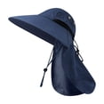 thumbnail image 2 of Cebalnir Sun Hat Outdoor Wide Brimmed Sun Protection Hat Windproof Shawl Sun Hat Fisherman Hat Breathable Sun Hat Travel Leisure Hat Spring And Summer Sunscreen Hat, 2 of 7