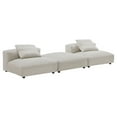 thumbnail image 5 of Solace3-Piece Modular Corduroy Upholstered Sectional Sofa in Almond, 5 of 10