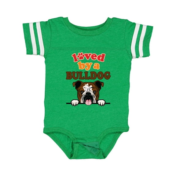 Inktastic English Bulldog Dog Girls Baby Bodysuit