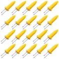 thumbnail image 1 of 20-pack stainless steel corn cob holders, camping BBQ accessories, 1 of 5