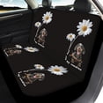 thumbnail image 4 of FOR U DESIGNS Dachshund Daisy Print Automotive Seat Cover You Are My Sunshine Front Seats Back Seat Covers Comfortable Split Bench Rear Seat Universal Fit for Vehicles Trucks and SUVs, 4 of 7