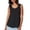 Black, variant on Ladies' Casual Fashion Tank Top Spaghetti Strap Camisole V Neck Sleeveless Breathable Spring/Summer Wear Multiple Colors Top Women Beaded Neckline Shirt Bartender Tops for Women Women T Shirts