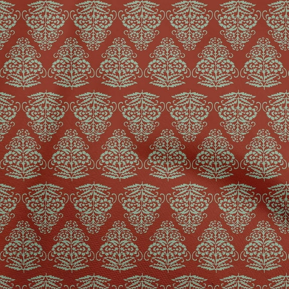 oneOone Cotton Jersey Maroon Fabric Block Diy Clothing Quilting Fabric Print Fabric By Yard 58 Inch Wide-CA