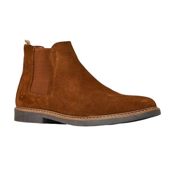 Botín Casual moda para Hombre, Color CANELA, GAMUZA cafe 27 Incógnita 035C38