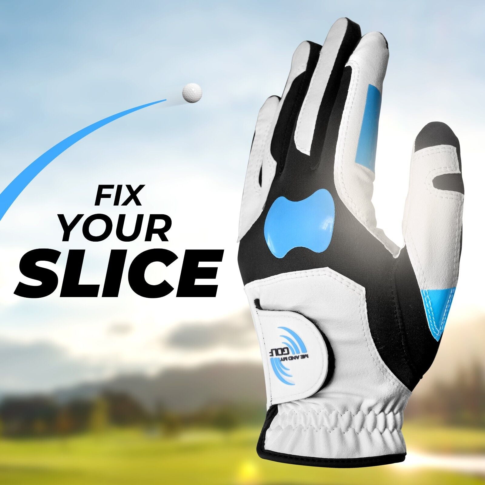 Me and My Golf MLH True Grip Glove White Large/Extra Large