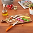 thumbnail image 3 of Victorinox 4.5 Inch Utility Knife Set | Razor Sharp Serrated Edge, Ergonomic Fibrox Pro Handle, Four (4) Pack, Multi Colored, 3 of 5