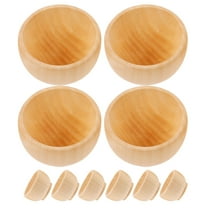 Tineasur Unfinished Wood Bowls for Parties and Gatherings 10pcs