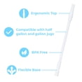 thumbnail image 2 of HydroJug Reusable Straw, Black (Pack of 16), 2 of 6
