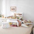 thumbnail image 6 of Erosebridal Colorful Easter Eggs Kids 7-Piece Twin Bedding Sets,Rustic Farm Animal Bunny Multicolor Flowers Bedding Comforter Set For Girls Reversible, 6 of 7