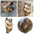 thumbnail image 6 of Quiet Frog Tree Peeker Garden Tree Sculptures D, 6 of 8
