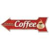 Hot Coffee - Metal Sign Metal Plaque Wall Art Decor Signage Hot Coffee - Metal Sign Metal Plaque Wall Art Decor Signage