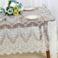 thumbnail image 1 of JFBUJC Lace-tablecloth-rectangular 60x120-inch White Rectangle Overlay Tea Tablecloth Lace Tablecloths Long Rectangular Tablecloth Lace Tablecloth 60 Table F, 1 of 3