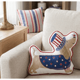 thumbnail image 6 of Miwamany Dog-Shaped Patriotic Pillow, Stars and Stripes Throw Pillow with Soft Plush Cover, Independence Day Decorative Accent Pillow for Comfortable Sleep, Couch, Bedroom, Living Room, 6 of 6