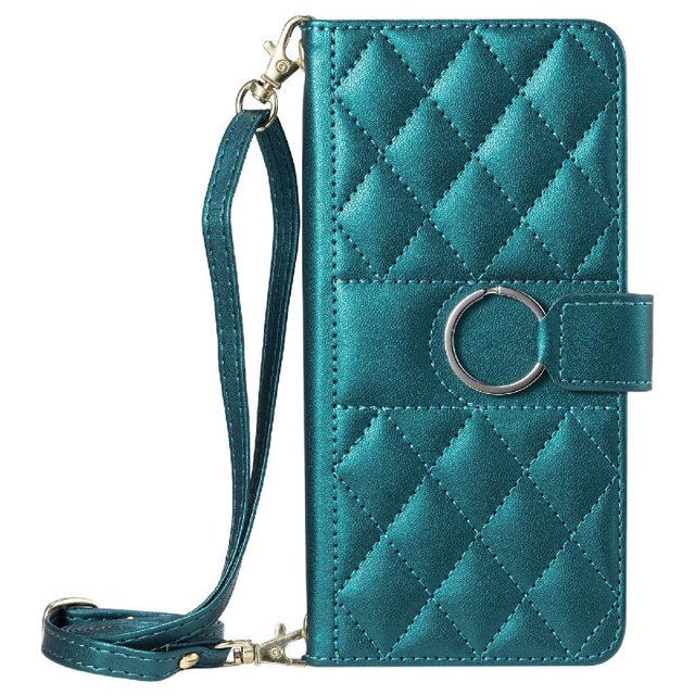 Funda tipo billetera GANGXUN para Samsung Galaxy S21 Plus – Tapa abatible con correa para mujer