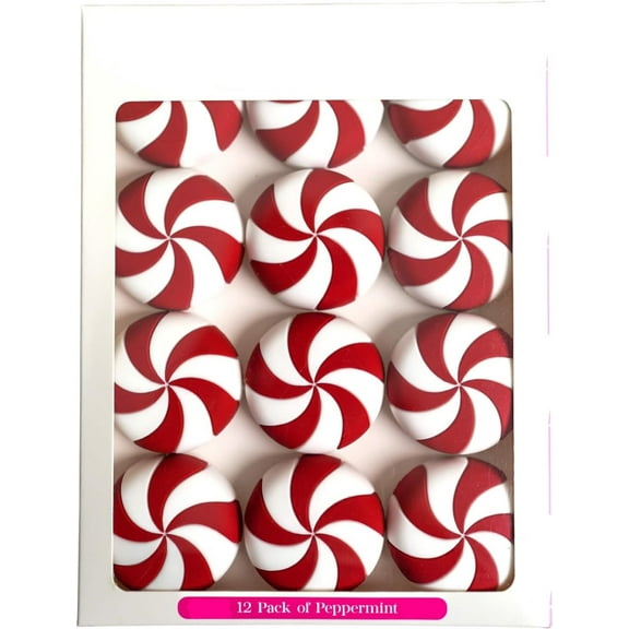 Christmas Cabinet Knob Covers,Christmas Knob Covers,6-Pack Red Peppermint Silicone Baby Proof Knob Covers for Holiday,Stretchable Cabinet Door Handle Covers for Kitchen Bathroom Dresser