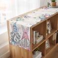 thumbnail image 6 of Table Runners 108 Inches Long Dress Scarves, Gnomes Easter Farmhouse Coffee/Dining/Kitchen Table Runner for Living Room, Colorful Spring Floral Weeping Eggs Retro Art 13x108 Inch, 6 of 9