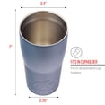 thumbnail image 3 of Vaso Silver Buffalo de doble pared, acero inoxidable 18/8, 590 ml, 3 of 9