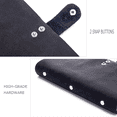 thumbnail image 3 of Leather Credit Card Holder Business ID Card Case Book Style Name Card Holder Book, 3 of 6