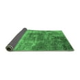 thumbnail image 2 of Ahgly Company Indoor Round Oriental Emerald Green Industrial Area Rugs, 8' Round, 2 of 4