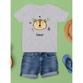 thumbnail image 3 of Cute Little Bear Face T-Shirt Juniors -Image by Shutterstock,  x-Large, 3 of 4