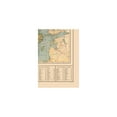 thumbnail image 4 of Historic Map - Norway Sweden - Reynold 1921 - 23 x 32.75 - Vintage Wall Art, 4 of 5