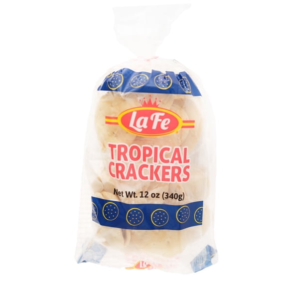 Pack of 12, La Fe Tropical Crackers, 12 oz
