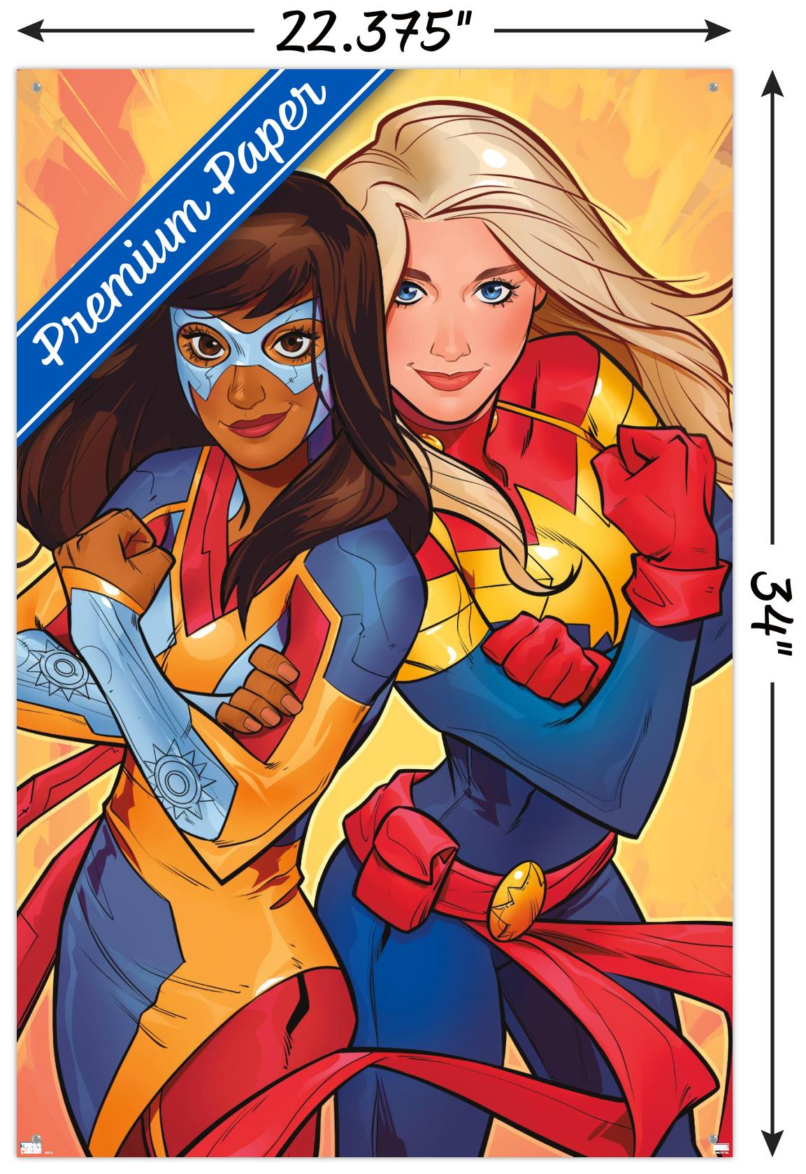 Marvel Comics - Ms. Marvel - Marvel Team-Up #5 Wall Poster with Pushpins, 22.375" x 34"