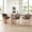 Brown, variant on 27'' Swivel Counter Heigh Bar Stools, Set of 3, Fabric Bar Stools for Kitchen Island, Modern Bar Stools with Solid Wood Legs and Curved Back,Sand